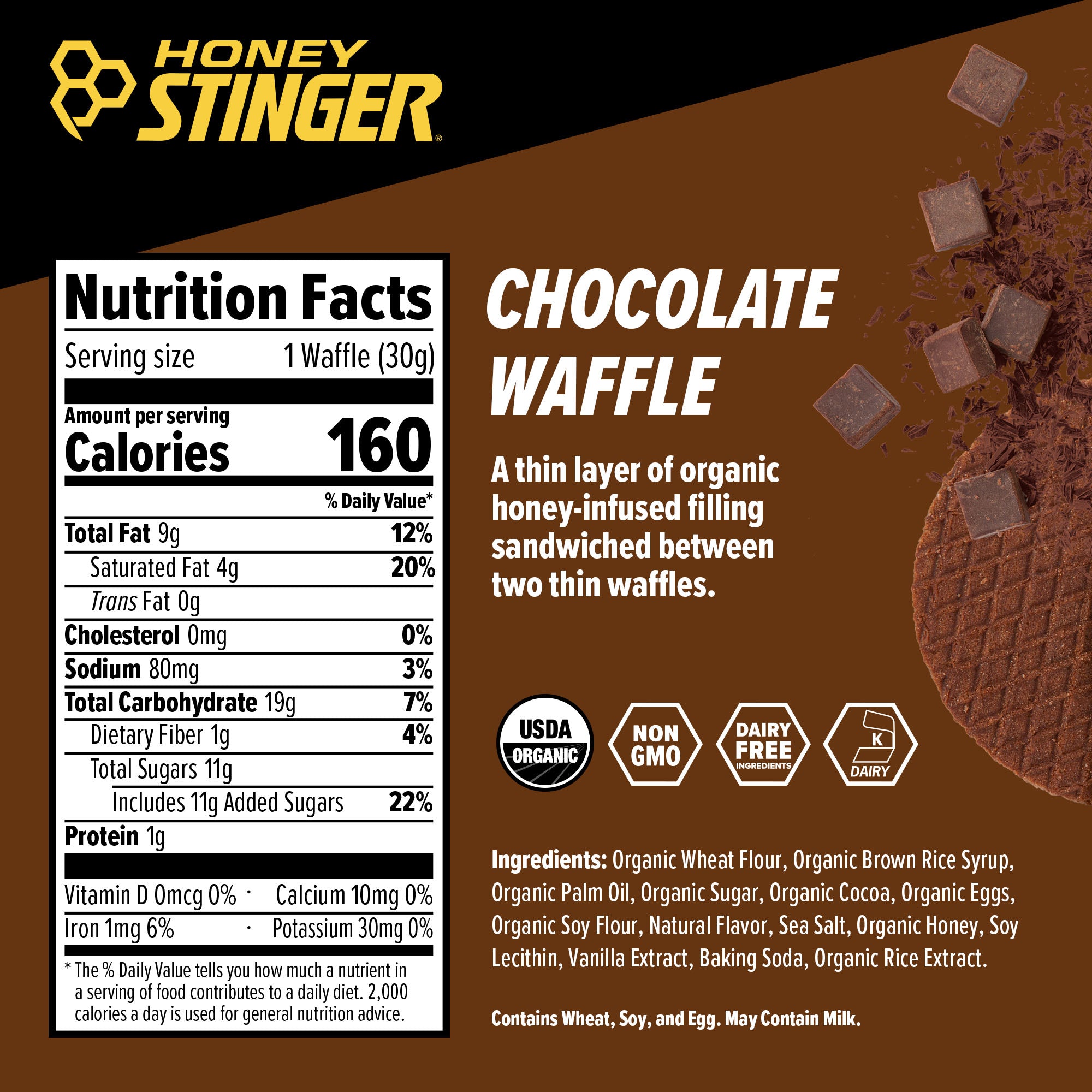 Chocolate Waffle Box of 16