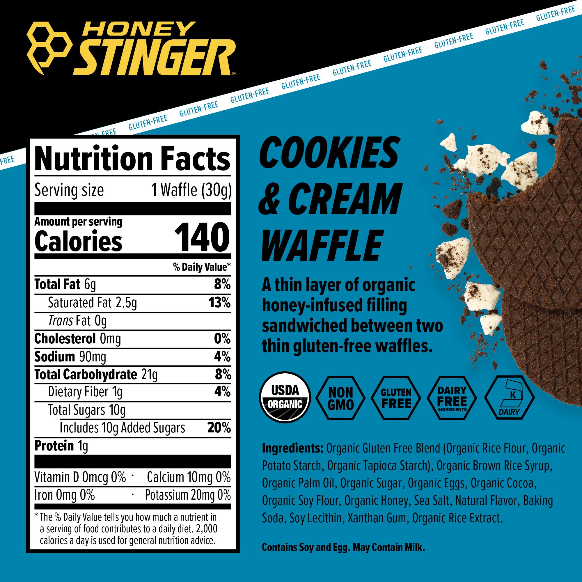 Cookies & Cream Waffle Box of 16