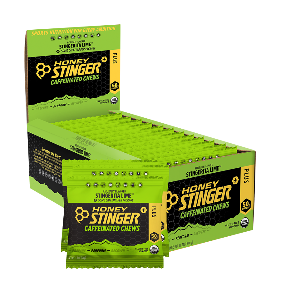 Caffeinated Stingerita Lime Energy Chews Box of 12