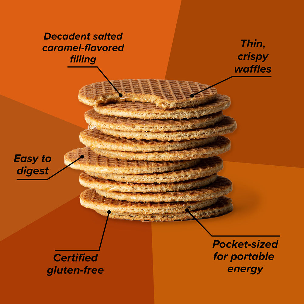 Salted Caramel Gluten-Free Waffle Box of 16