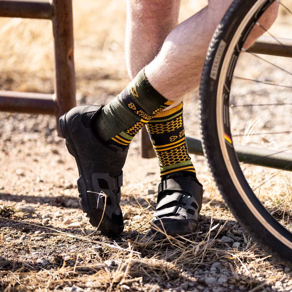 Seasonal Stinger Socks in Forest